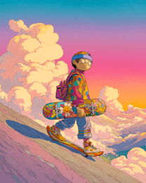 Oshare Skateboarder