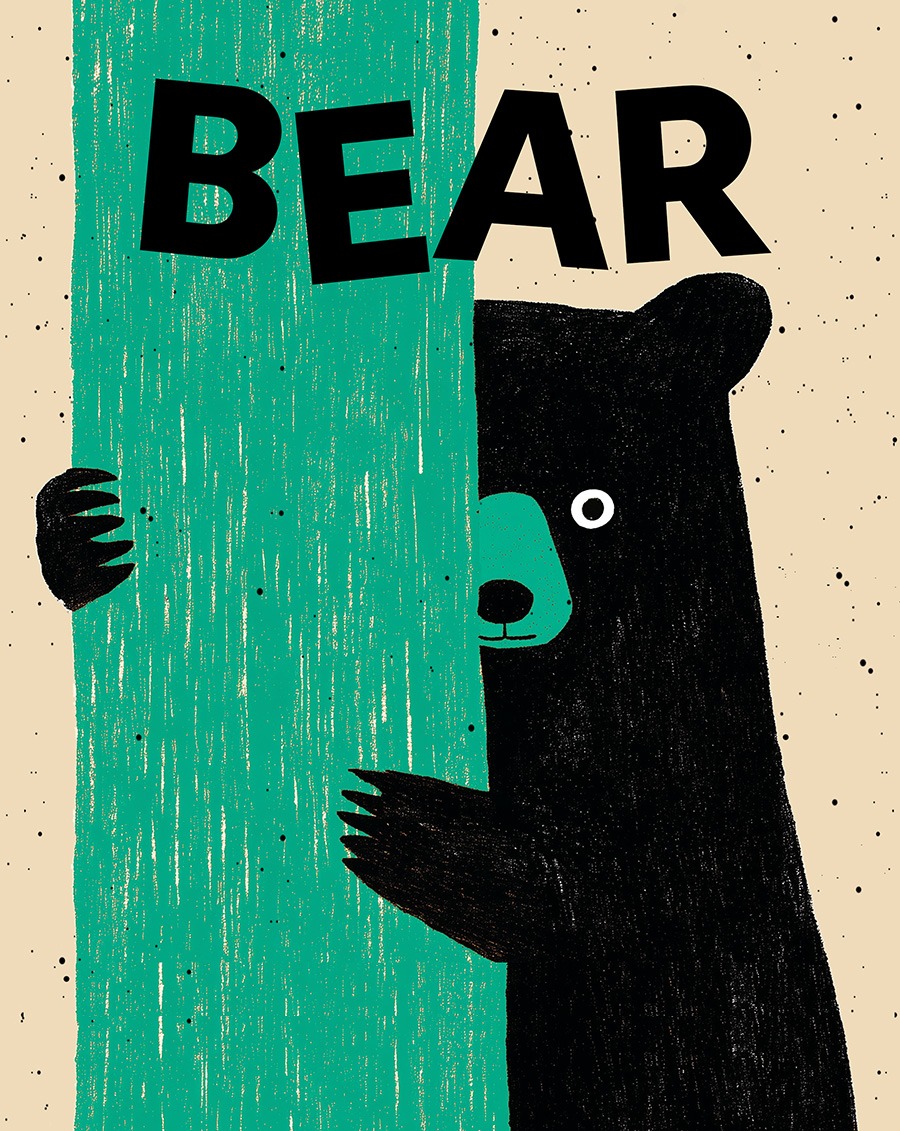 Playful Bear Art Print