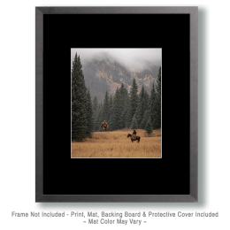 Cowboy Spots Bigfoot Art