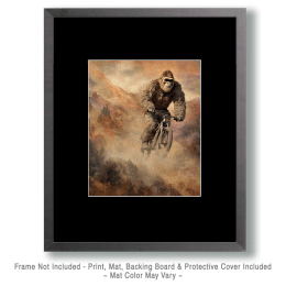 Bigfoot Extreme Mountain Biking Art