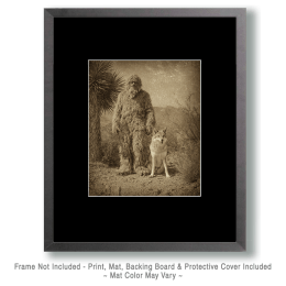 Bigfoot with Coyote Art