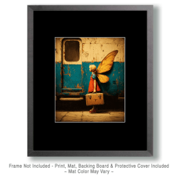 Fairy Waiting for Train Ride Art