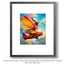 Fairy Airplane Ride Art