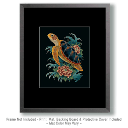Omoshiroi Sea Turtle Art