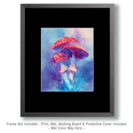 Amanita in Abstract Art