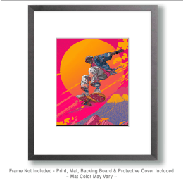 Kakkoii Skateboarder Art