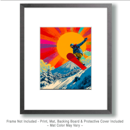 Kuuru Snowboarder Art