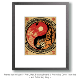 Tiger Ying Yang Art