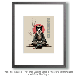 Calm Zen Dog Art