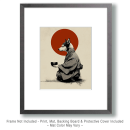 Dog Making an Offering Art