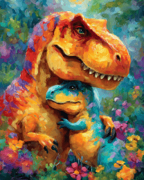Loving T-Rex Dinosaur