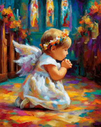 Baby Angel Praying