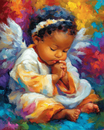 Baby Angel Girl Praying