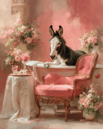 Bessi the Donkey Animals in Bathtubs