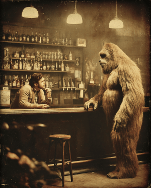 Bigfoot Asking to Run a Tab