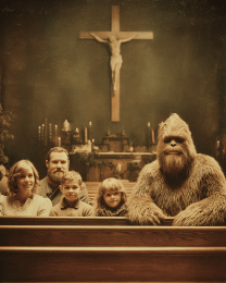 Bigfoot in Church