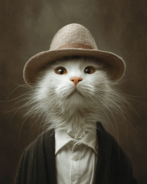 Howard Cats in Hats Art
