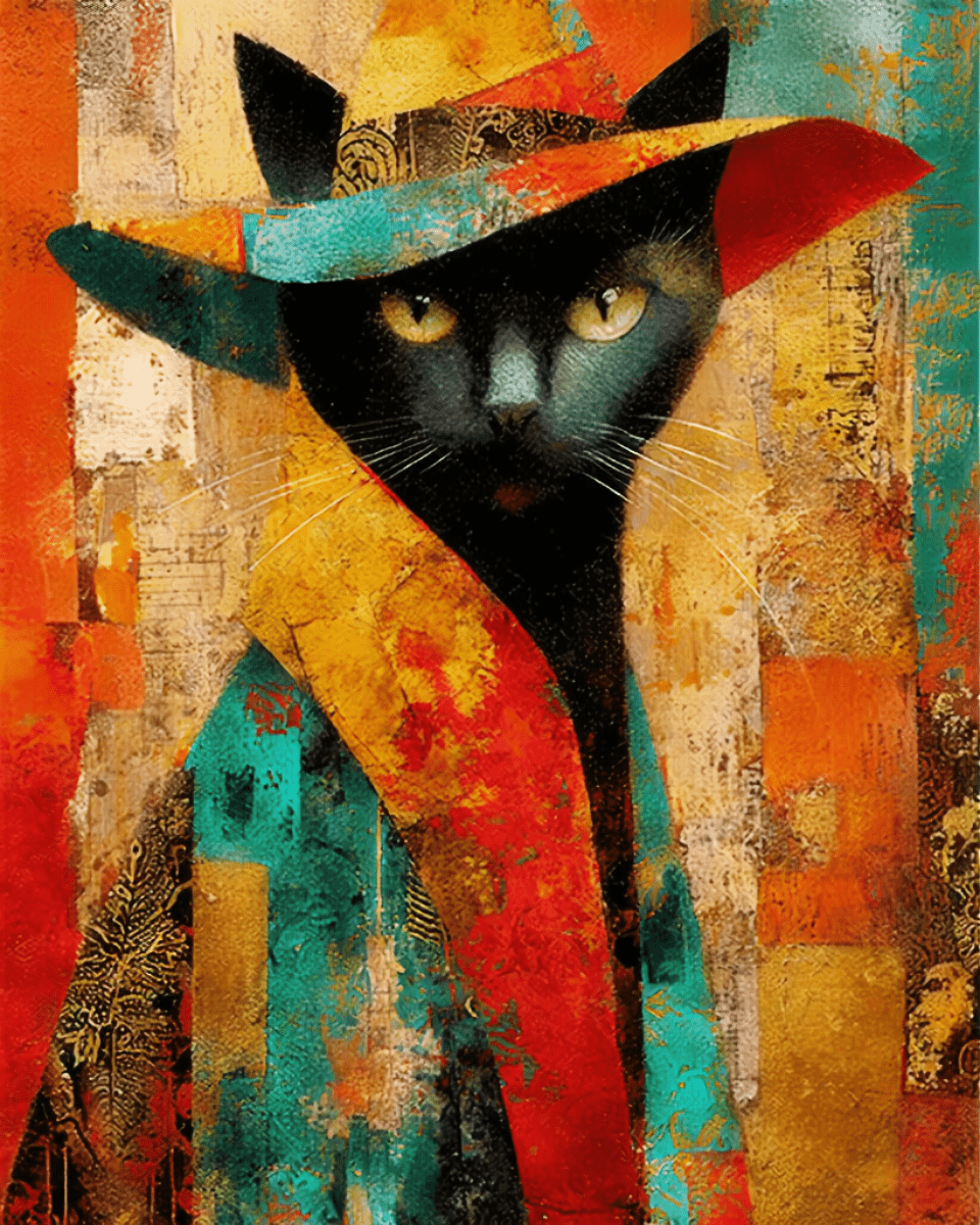 Byron Cats in Hats Art