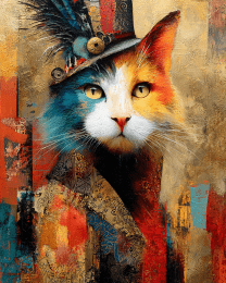 Humphrey Cats in Hats Art