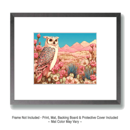 Sonoran Desert Owl Art