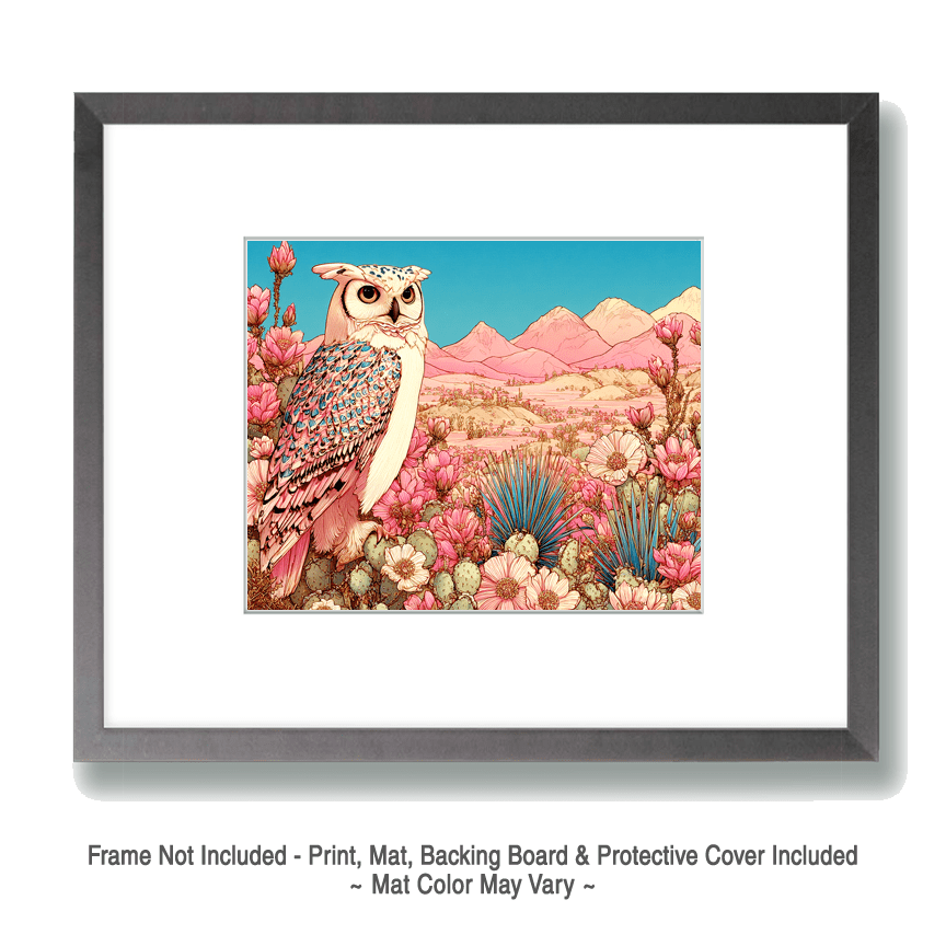 Sonoran Desert Owl Art