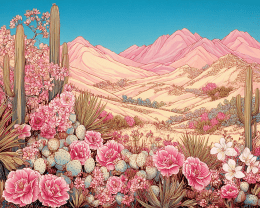 Sonoran Desert Pink Bloom