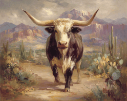 Sonoran Desert Longhorn