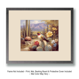 Sonoran Desert Hummingbird Art