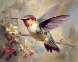 Hummingbird in Sonoran Desert