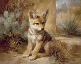 Sonoran Desert Coyote Pup