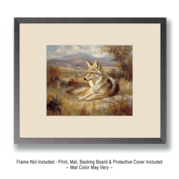 Sonoran Desert Wolf Art