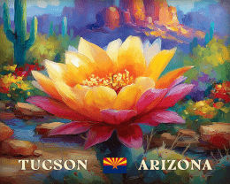 Bright Flower in Tucson Desert