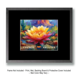 Bright Flower in Tucson Desert Art