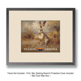 Tucson Desert Jackrabbit Art