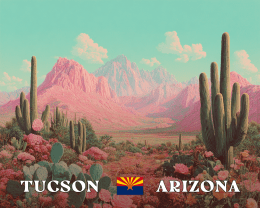 Brilliant Tucson Desert Scene