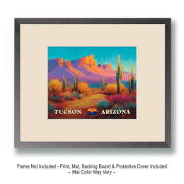 Impressionist Tucson Desert Wash Art