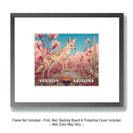 Tucson Desert Coyote Art