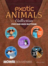 Zoo Animals Button Collection #5
