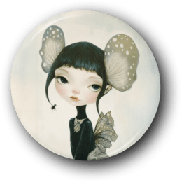 Penelope the Impy Fairy - One Inch Pinback Button