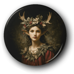 Wendigo Fairy - One Inch Pinback Button