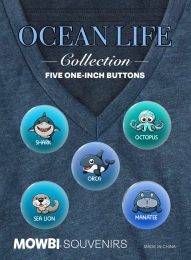 Ocean Life Button Collection #4