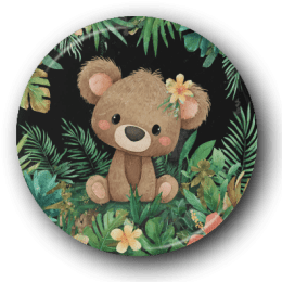 Baby Bear - One Inch Pinback Button