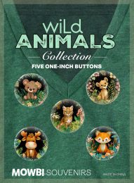Park Animals Button Collection #3