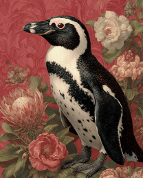Vintage Penguin - Zoo Animal Art