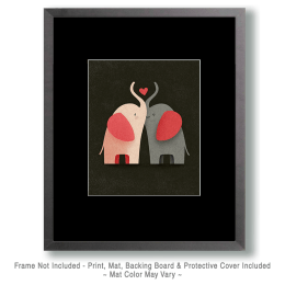 Two Elephants Art