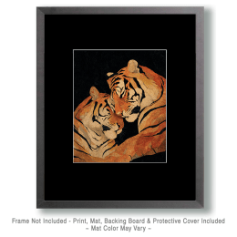 Loving Tigers Art