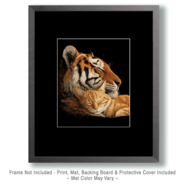 Tiger & Cat Art