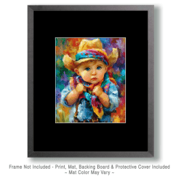 Baby Cowgirl Tough Art