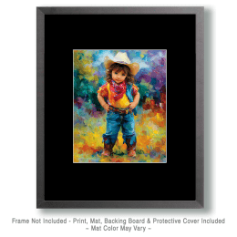 Baby Cowgirl Tough Art