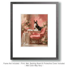 Bessi the Donkey Animals in Bathtubs Art